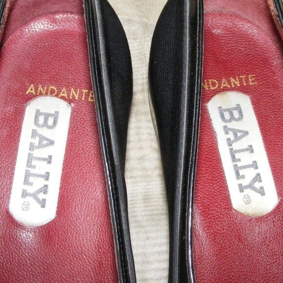 BALLY Andante Penny Loafers, 8M,  Black, Patent Leather trim main image 6